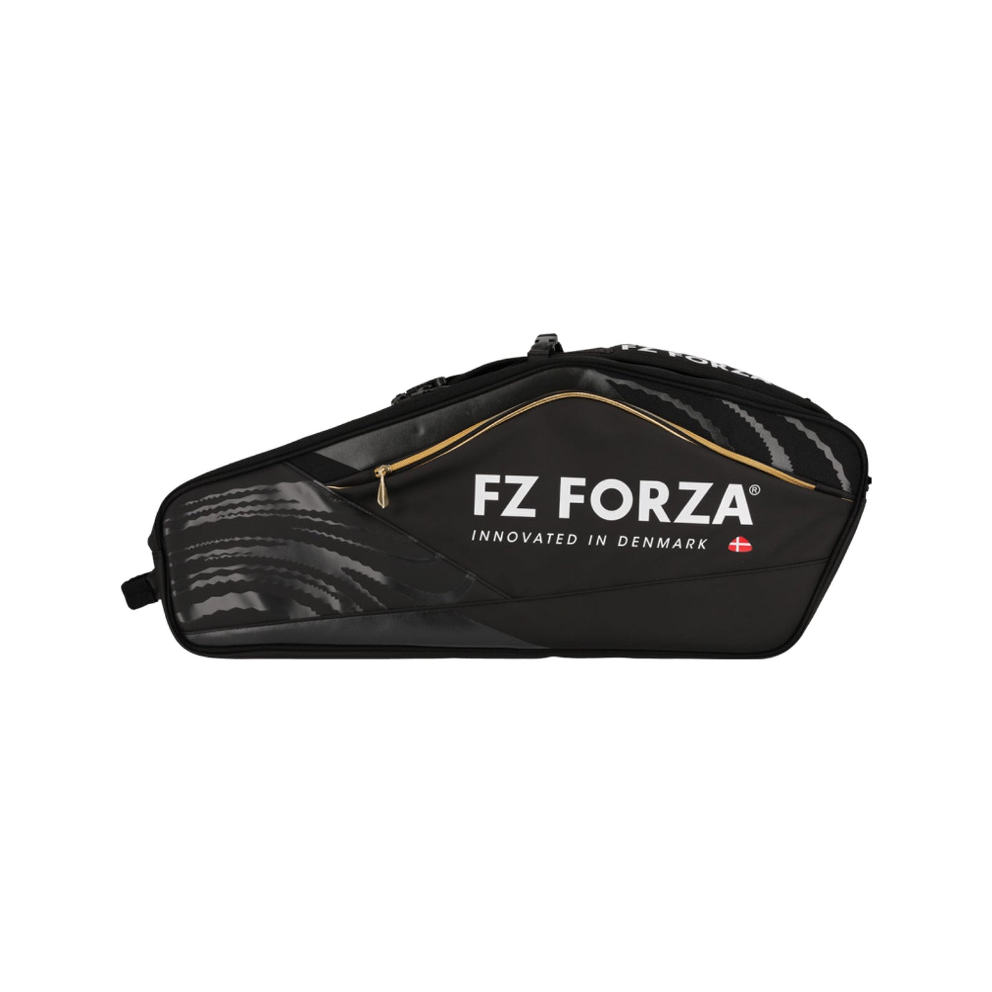 FZ Forza Tour Line kitbag, black white badminton kitbag, 6 racket capacity bag, sports gear storage bag, dual compartment kitbag, FZ Forza racket bag, stylish black and white kitbag, training equipment bag, carry kitbag for matches, large capacity badminton bag