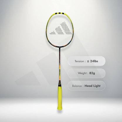 Buy Adidas Uberschall F1 Badminton Racket, Adidas Uberschall F1 unstrung racket, Adidas badminton racket 4U G5, head light badminton racket Adidas, Toray 30T carbon racket Adidas, badminton racket 28 lbs tension, Adidas medium flex racket, Adidas intermediate badminton racket, speed badminton racket Adidas, Uberschall F1 badminton gear, lightweight badminton racket Adidas, best Adidas racket for quick play, Adidas durable badminton racket, Adidas racket online India, badminton gear Adidas shop