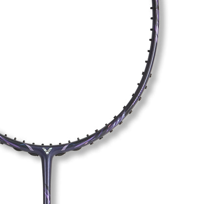 AuraSpeed ARS-FANTOME-J racket, ultra slim frame, professional badminton racket, stiff shaft, nano aerogel frame, high performance fiber, lightweight 4U racket, fast precision shots, top player racket, graphite frame, tournament badminton racket, durable racket, flexible shaft, fast swing racket, purple badminton racket