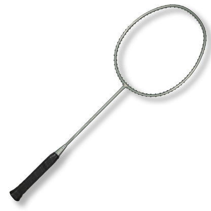 Victor Auraspeed 3200, ARS-3200 racket, silver badminton racket, beginner badminton racket, slightly head-light racket, medium flex badminton racket, graphite resin shaft, fast swing racket, defensive play racket, 4U G5 Victor racket, lightweight racket, Victor training racket, ARS badminton series, Victor racket for speed, cream grey design racket