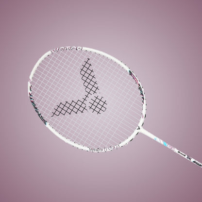 Victor DX-KF-A racket, DriveX professional series, G5 grip badminton racket, high tension Victor racket, unstrung pro racket, Pyrofil shaft racket, hard core technology Victor, nano fortify frame, badminton racket with free core, Victor 4U G5 unstrung, badminton racket with dynamic hex, elite level racket Victor, badminton for advanced players, sharp control racket, durable frame racket