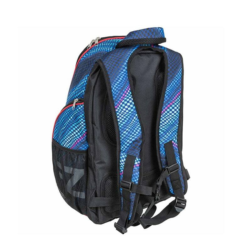 FZ Forza Lennon backpack, scuba blue badminton bag, stylish badminton backpack, lightweight sports backpack, FZ Forza school bag, blue sports bag, polyester sports backpack, badminton training backpack, dual strap backpack, travel backpack blue, sports gear bag for kids, casual blue sports backpack, Lennon model pack