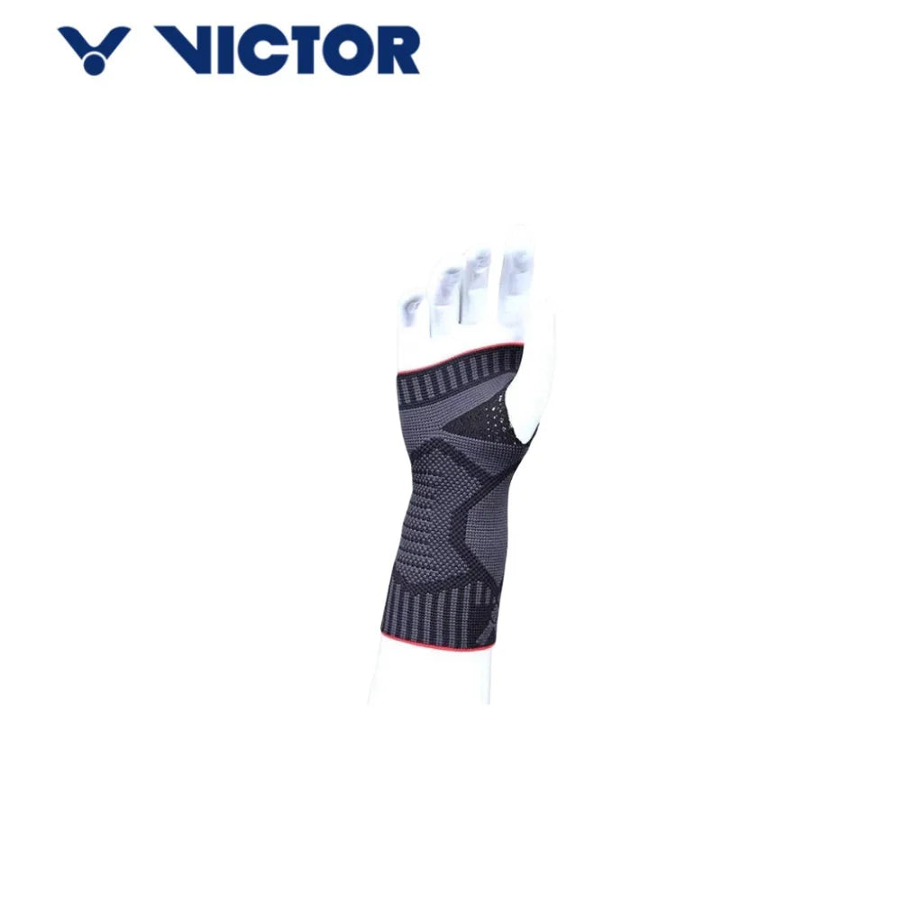 elastic wrist brace, Victor SP153, compression wrist support, wrist injury prevention, breathable wrist sleeve, black sports wrist wrap, badminton wrist guard, flexible wrist brace, carpal tunnel support gear, gym wrist protector, joint pain relief strap, adjustable wrist wrap, durable wrist compression, nylon wrist brace, athletic wrist band